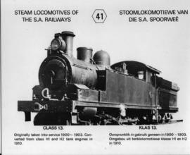 SAR postcard series No 41: SAR Class 13.