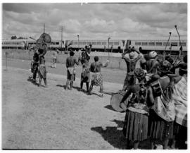 Nelspruit, 28 March 1947. Farewell from traditional dancers