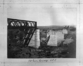 Circa 1901. Vet River Bridge. (Collection on bridge damage in Anglo-Boer War)