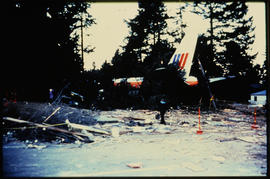 Portland, USA, 28 December 1978. Wreckage of United Airlines Douglas DC-8 N8082U.