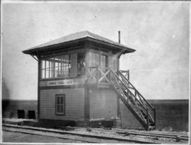 Johannesburg. Signal cabin at Robinson. (Collection on signalling equipment)