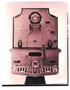 Front view of SAR Class NGG16 No 115, built by Beyer Peacock & Co No's 6919-6926 in 1939.