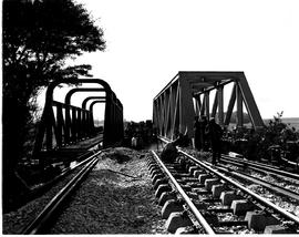 Circa 1966. New bridge alongside old.