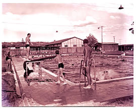 "Ladysmith, 1961. Public swimming pool."