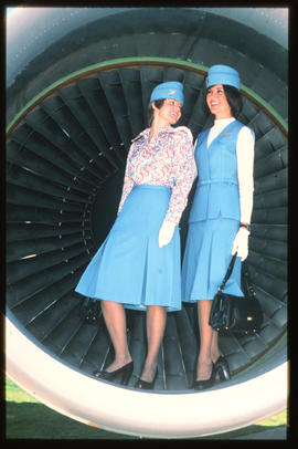SAA stewardesses. Hostess. [Jan Hoek / Ria Liebenberg]