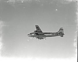 Johannesburg, 1946. SAA Douglas DC-4 ZS-AUB 'Outeniqua' in flight. Note: See N54385 which is a &q...