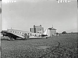 Lusaka, Rhodesia, 1938. SAA Junkers Ju-52 ZS-ALR.