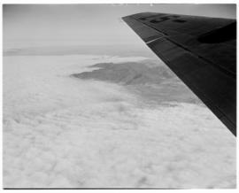 May 1946. Trip to Cape Town with SAA Douglas DC-4 ZS-AUA 'Tafelberg', view from aircraft over mou...