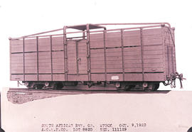 SAR narrow gauge cattle wagon Type 8-G-5, later SAR Type NG.GH-1.