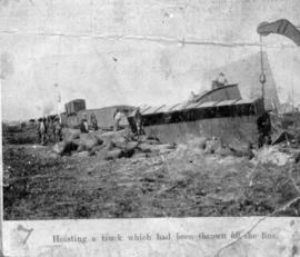 Germiston, 17 July 1909. Series of photographs of the accident on the mineral line at Jupiter sta...