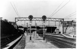Johannesburg. Railway lines at Jeppe station.