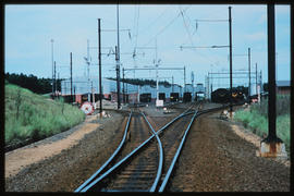 Locomotive shed.