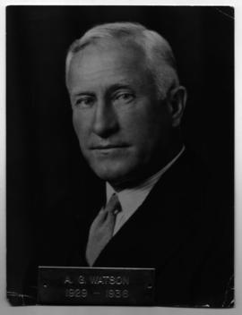 Mr AGT Watson, Chief Mechanical Engineer, 1929 to 1936.