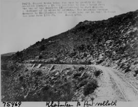 Port Nolloth district, circa 1895. Copper train on the Klipfontein to Port Nolloth section, runni...