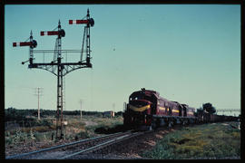 Kirkwood, 1968. SAR Class 33-000 No 33-410 with goods train near Addo National Park.