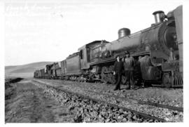 Harrismith 31 July 1930. Breakdown train from Bethlehem after clearing the line after a head-on c...