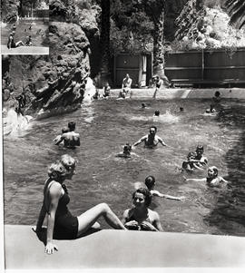 Montagu, 1948. Swimmers at baths.