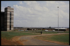 Bapsfontein, December 1982. Workshops at Sentrarand marshalling yard. [T Robberts]