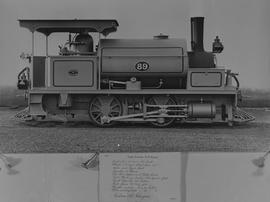NGR saddle tank No 89, built by Neilson Co No 4482-4485 in 1892. Only one survived to SAR No 0511.