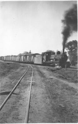 South-West Africa. Narrow gauge line. SAR Class NG5 with train.