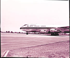 Johannesburg, 1979. Jan Smuts airport. SAA.Boeing 747 ZS-SAN 'Lebombo'.