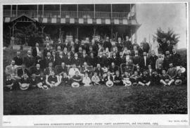 Amanzimtoti, 2 December 1905. Locomotive Superintendent's office staff picnic.