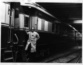 Cape Town, 29 and 30 August 1972. Last arrival and departure of old Blue Train.