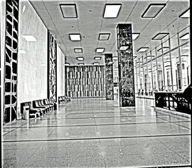 Johannesburg, 1972. Jan Smuts Airport. Interior of terminal building.