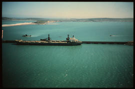 Saldanha. Ore carrier in Saldanha Bay Harbour.
