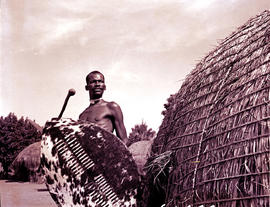 "Eshowe district, 1956. Zulu warrior."