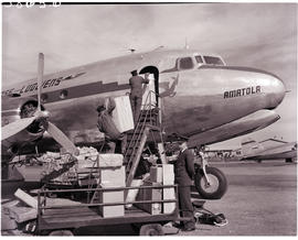 
SAA Douglas DC-4 ZS-BMF 'Amatola' being loaded.
