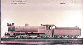 
SAR Class 16A No 852 built by North British Loco Co No's 20956-20957 in 1917. Four-cylinder loco...