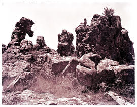 "Graskop district, 1963. Rock formations."