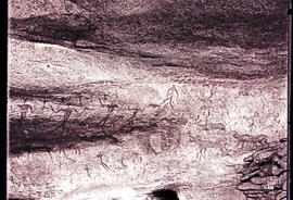 Rhodesia. Rock paintings, Chief Sow's grave.