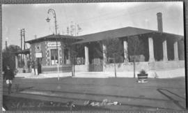 Usakos,  South-West Africa. Station building.