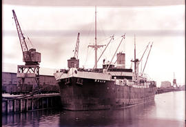 
Ship 'SS Dalia' docked in harbour.
