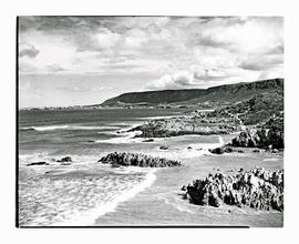 Hermanus, 1948. Rugged coastline.