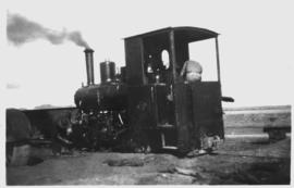 Andrew Barclay 0-4-0T engine used on the Vaalharts dam construction in 1936. (Donated by PJ Edwar...