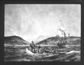 Port Elizabeth. Landing of the 1820 Settlers.