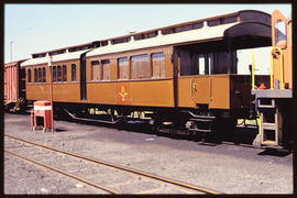 July 1996. SAR railway coach No 18 sister coach to Pres Kruger's coach but known as 'Middelberg C...