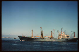 Cape Town, 1972. Ship in Table Bay Harbour. [D Dannhauser / N Pienaar]