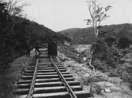 16 October 1906. NGR South Coast branch line landslip.