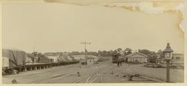 East London, 1895. Goods yard looking north. (EH Short)