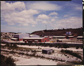 Port Elizabeth, February 1975. New narrow gauge diesel depot at Humerail.