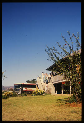 
SAR MCI tour bus at a rest camp.
