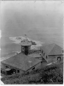 Port St Johns. Cape Hermes lighthouse.
