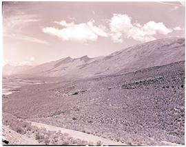 "De Doorns district, 1948. Hex River valley with Matroosberg in the distance."