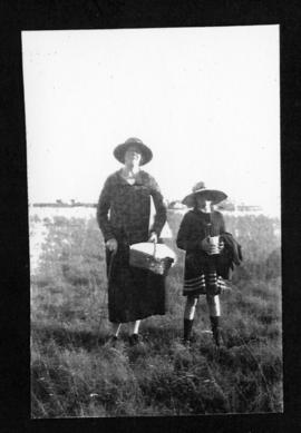 Circa 1925. Mrs and Miss Beaumont. (Album on Natal electrification)