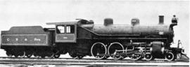 CSAR Class 10 No 1002 built by American Loco Co, later SAR Class 10D No 779.