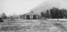 Touws River, 1895. Locomotive shed. (EH Short)